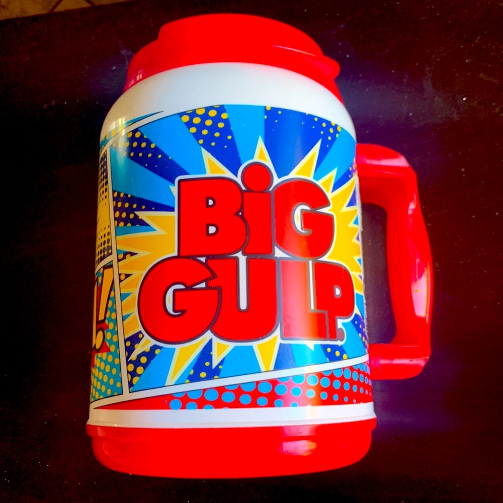 Vintage 7 Eleven Big Gulp insulated mug